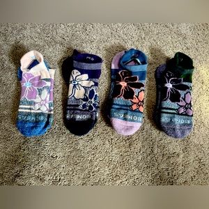BOMBAS Women’s Floral Ankle Sock 4 pairs